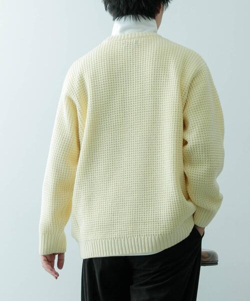 「ITEMS URBANRESEARCH」 長袖ニット LARGE ブラック メンズ_画像5