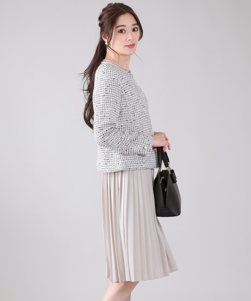 「BLUEEAST」 ノーカラージャケット SMALL ネイビー レディース_画像4