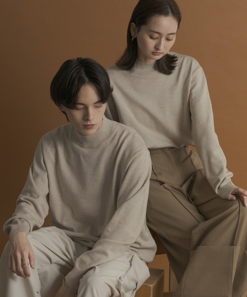 「SENSE OF PLACE by URBAN RESEARCH」 長袖ニット MEDIUM ブラック メンズ_画像2