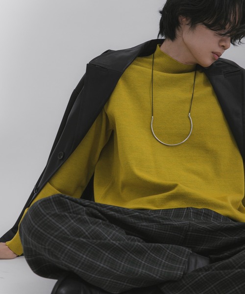 「SENSE OF PLACE by URBAN RESEARCH」 長袖ニット MEDIUM ブラック メンズ_画像9