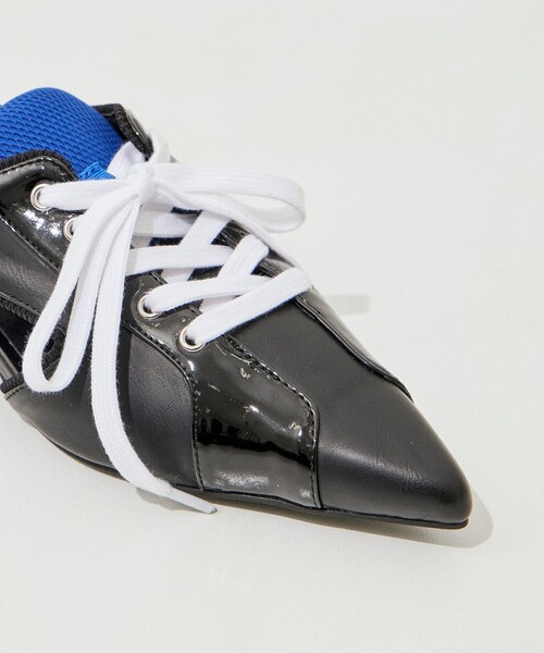 「A + TOKYO」 シューズ 1 ブラック レディース_画像8