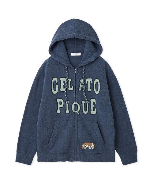 ジェラートピケ　 HOMMEエアリーモコミャクミャク プルオーバー gelato pique（ジェラートピケ） パジャマ 「HOMME」エアリーモコ