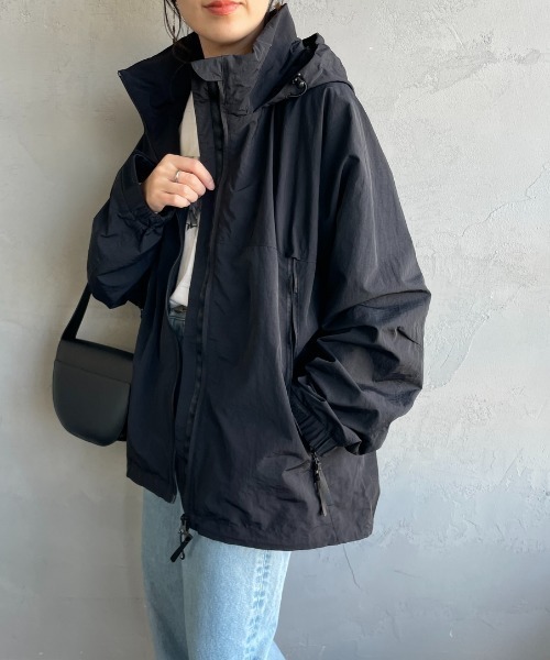 「+phenix」 ナイロンブルゾン M ブラック メンズ_画像2