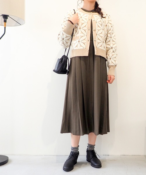 「ENあしながおじさん」 ショートブーツ 24.5cm チョコ レディース_画像5