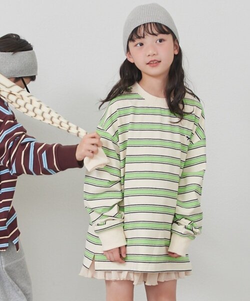 PENNEYS（ペニーズ） tシャツ 「KIDS」FOX別注/マルチボーダートップス 
