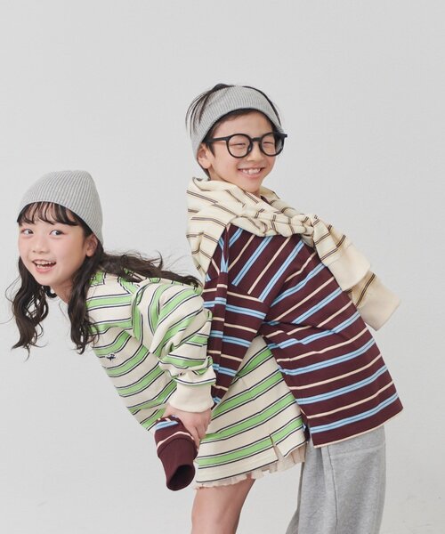 PENNEYS（ペニーズ） tシャツ 「KIDS」FOX別注/マルチボーダートップス