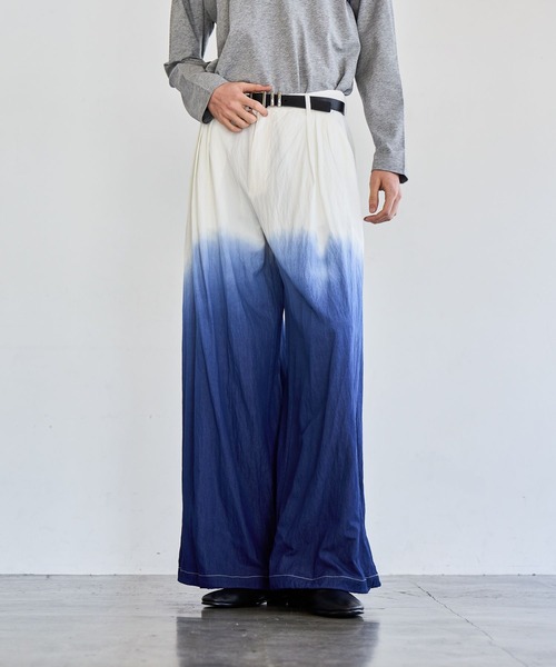 HARE（ハレ） ワイドパンツ パンツ Dip Dyeワイドパンツ(HARE) メンズ