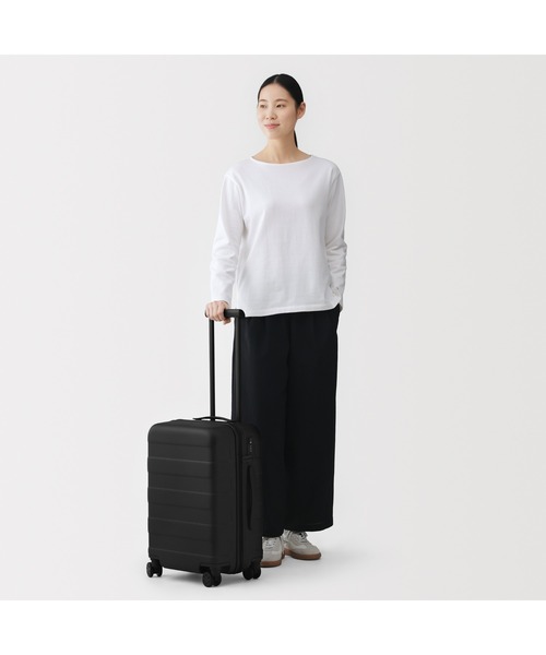 無印良品 バーを自由に調節できるハードキャリーケース スーツケース 36L 無印良品（MUJI） スーツケース バーを自由に調節できる ハード