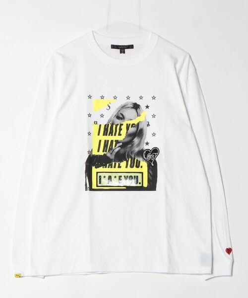 「STUD MUFFIN」 長袖Tシャツ 3 ホワイト メンズ_画像3