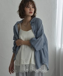 notch. ブラウス シャツ シアーデニムシャツ レディース : ZOZOTOWN