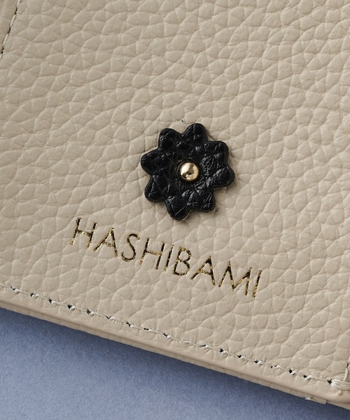 Hashibami（ハシバミ） 財布 「HASHIBAMI」スモールフラワー 3つ折り
