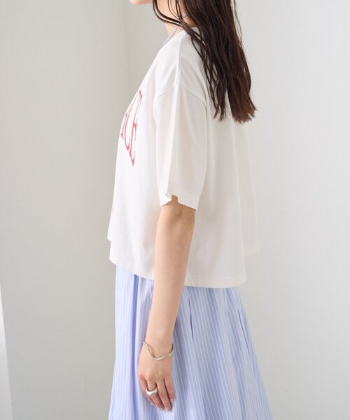 mystic（ミスティック） tシャツ 半袖 ショートロゴTシャツ レディース