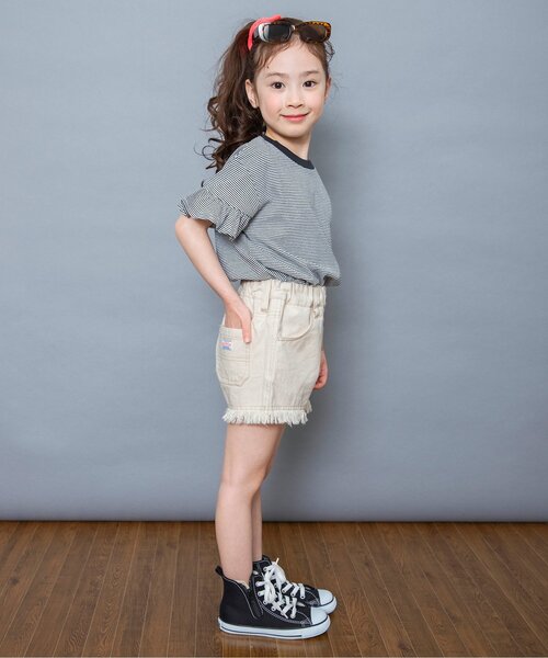 BREEZE（ブリーズ） パンツ フリンジショートパンツ キッズ 子供服