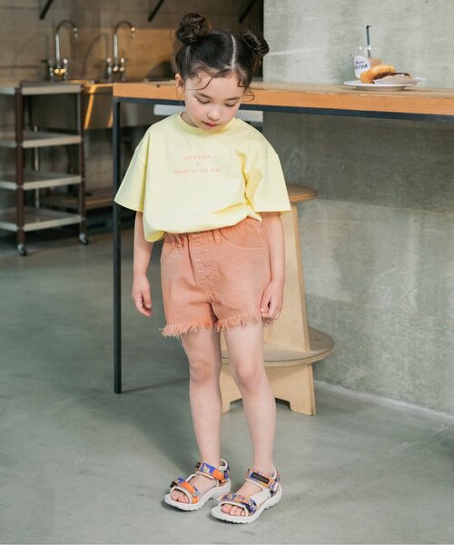 BREEZE（ブリーズ） パンツ フリンジショートパンツ キッズ 子供服