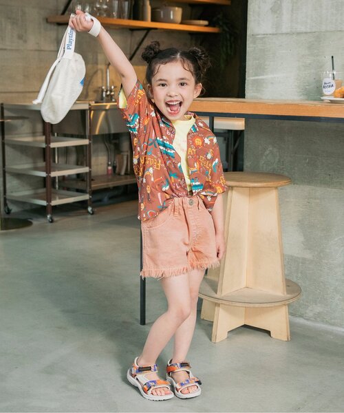 BREEZE（ブリーズ） パンツ フリンジショートパンツ キッズ 子供服