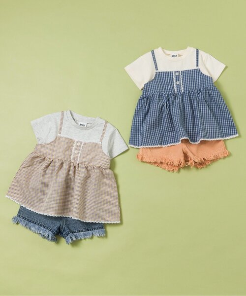 BREEZE（ブリーズ） パンツ フリンジショートパンツ キッズ 子供服