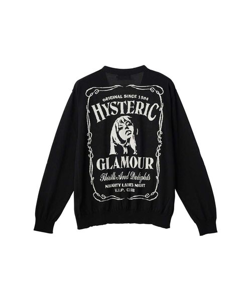 HYSTERIC GLAMOUR（ヒステリックグラマー） カーディガン WHISKY WOMAN