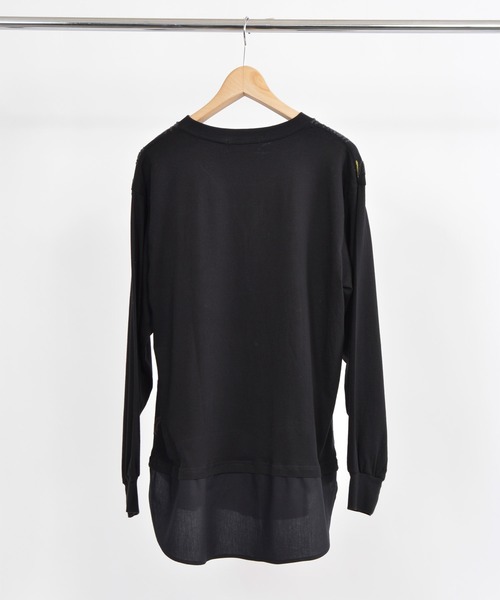 「GOMME HOMME」 長袖Tシャツ 2 グレー メンズ_画像6