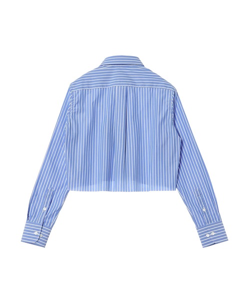 ブラウス シャツ Striped Shirt(Cropped) HGSH006 レディースの画像