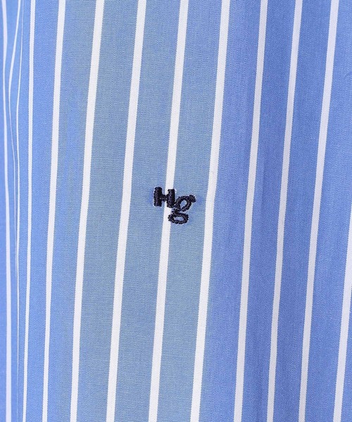ブラウス シャツ Striped Shirt(Cropped) HGSH006 レディースの画像