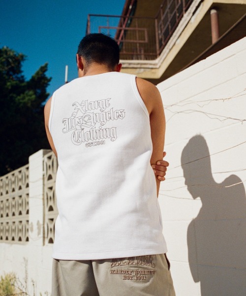 XLARGE（エクストラ ラージ） タンクトップ OLD ENGLISH WAFFLE TANK