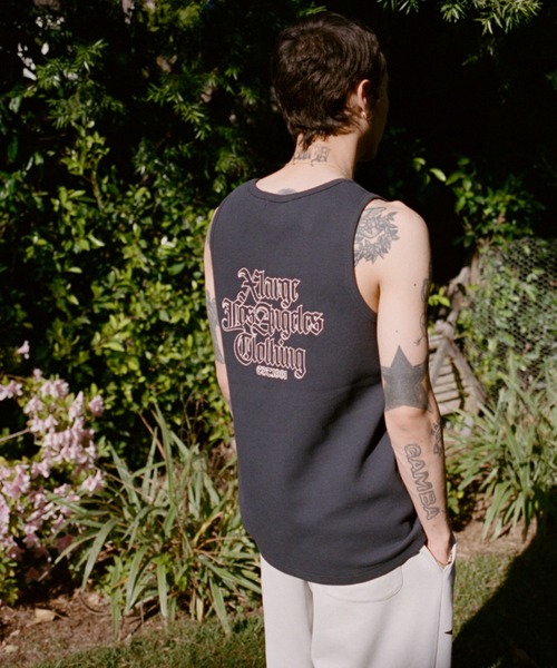 XLARGE（エクストラ ラージ） タンクトップ OLD ENGLISH WAFFLE TANK