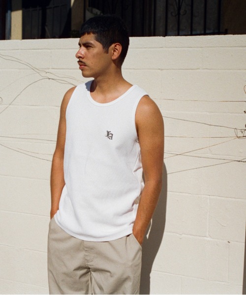 XLARGE（エクストラ ラージ） タンクトップ OLD ENGLISH WAFFLE TANK