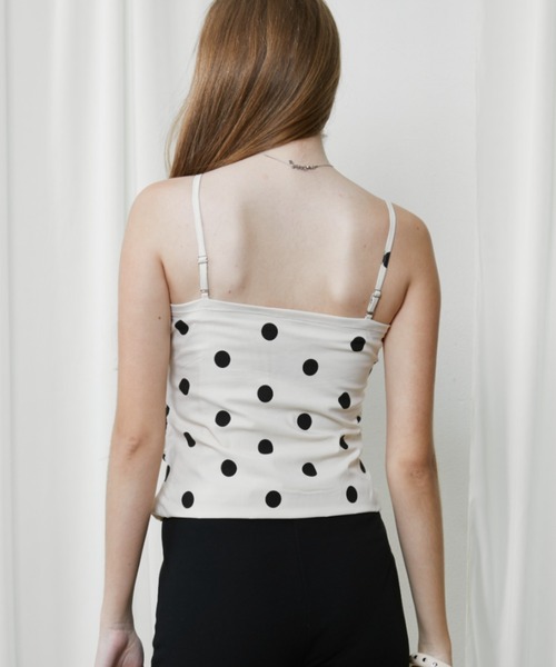 Rohwel キャミソール Polka Dot Camisole Top / ポルカドット