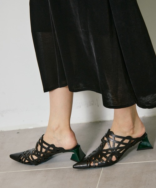 MANAレザー ミュール MANA（マナ） サンダル ミュール 「MANA/マナ」laser cutting sandal
