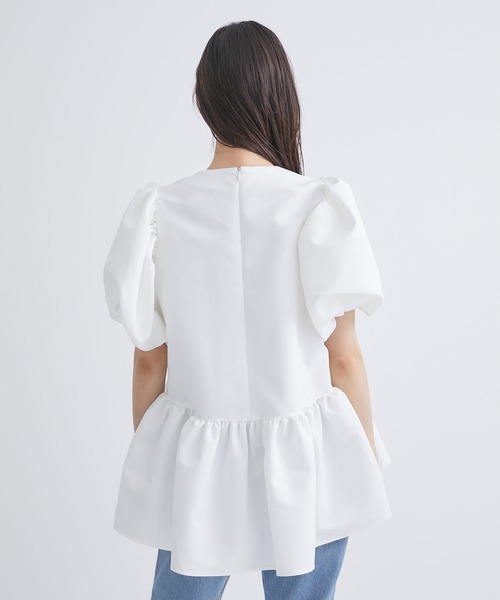 「TSURU by Mariko Oikawa」 半袖チュニック FREE ベージュ レディース_画像5