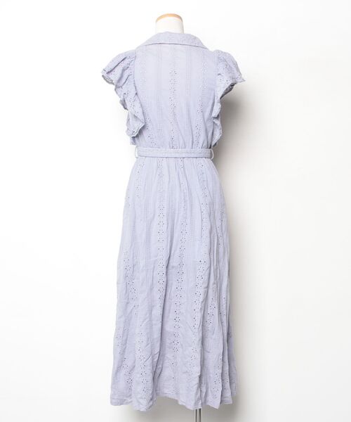 「REDYAZEL」 ノースリーブワンピース MEDIUM サックスブルー レディース_画像2