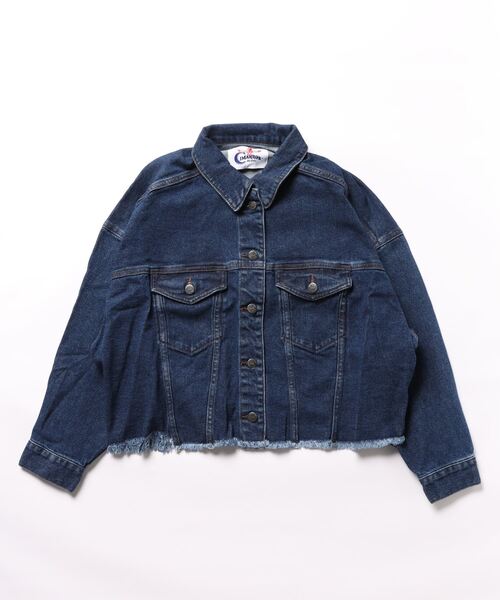 「CIMARRON」 デニムジャケット MEDIUM ブルー レディース_画像4