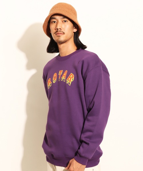 「ROTAR」 スウェットカットソー LARGE ヘザーグレー メンズ_画像4