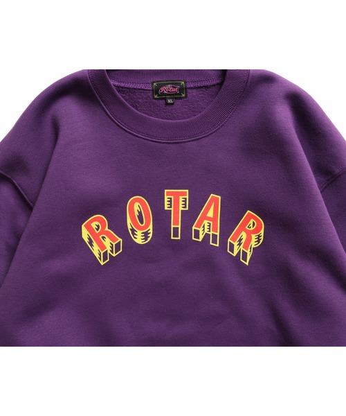 「ROTAR」 スウェットカットソー LARGE ヘザーグレー メンズ_画像7