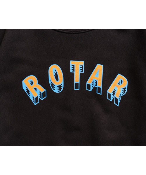 「ROTAR」 スウェットカットソー LARGE ヘザーグレー メンズ_画像9