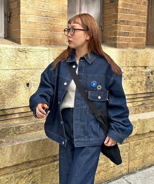 「CPCM」 セットアップ SMALL ネイビー レディース_画像3