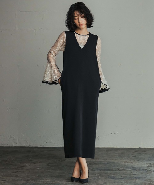 「GIRL」 セットアップ 2L ブラック レディース_画像5