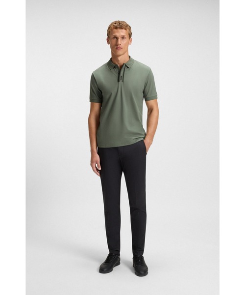 BOSS（HUGO BOSS） ポロシャツ Paddy ストライププラケット＆ロゴ