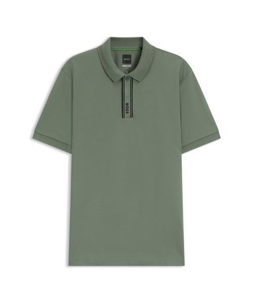 BOSS（HUGO BOSS） ポロシャツ Paddy ストライププラケット＆ロゴ