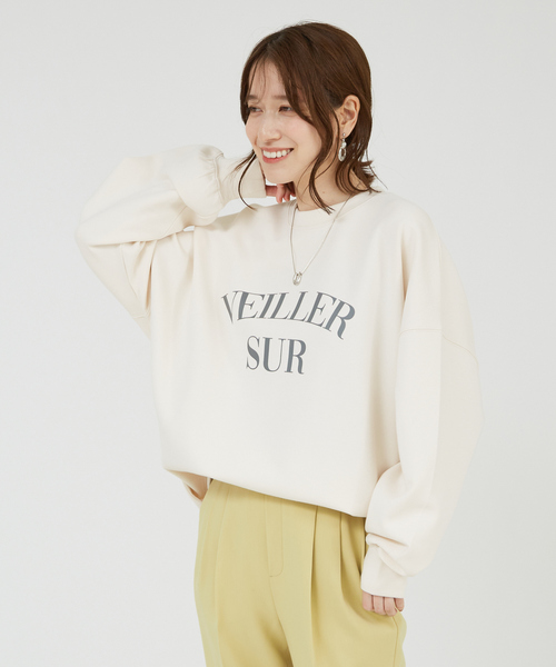 「abahouse mavie」 長袖カットソー フリー ピンク レディース_画像7