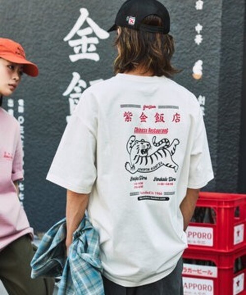 「FREAK'S STORE」 半袖Tシャツ SMALL グレー メンズ_画像5