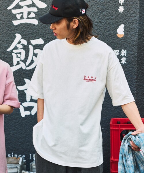 「FREAK'S STORE」 半袖Tシャツ SMALL グレー メンズ_画像6