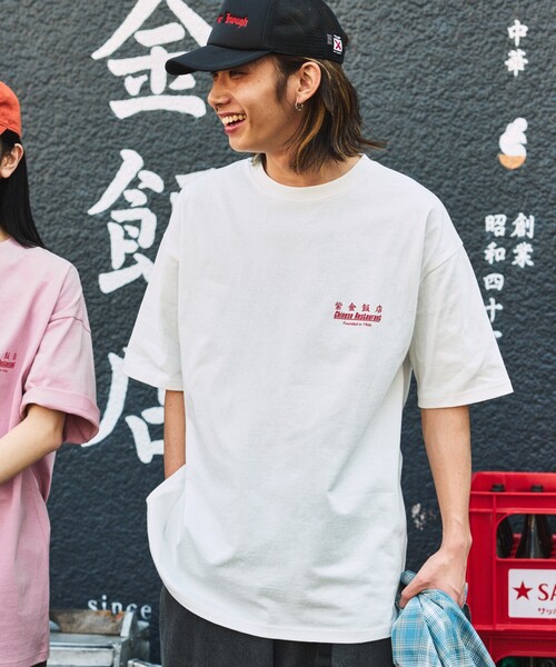 「FREAK'S STORE」 半袖Tシャツ SMALL グレー メンズ_画像7