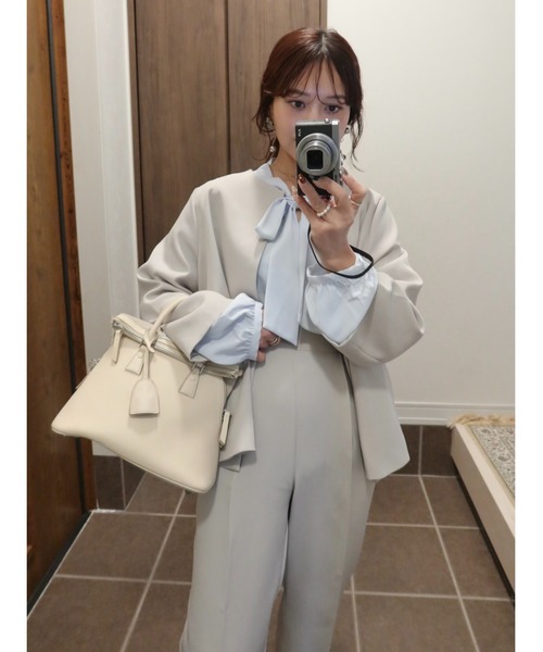 「coca(coca)」 セットアップ L グレイッシュベージュ レディース_画像3