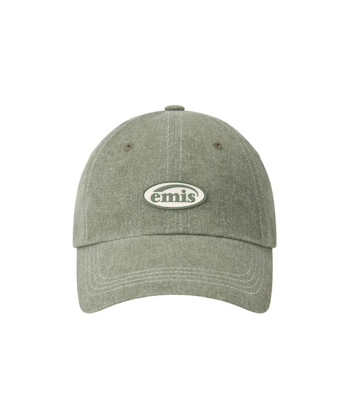 emis キャップ 帽子 レディース MINI RUBBER PATCH PIGMENT BALL CAP
