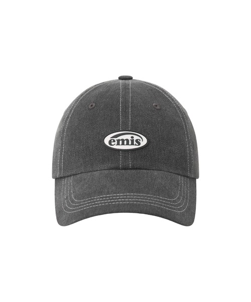emis キャップ 帽子 レディース MINI RUBBER PATCH PIGMENT BALL CAP