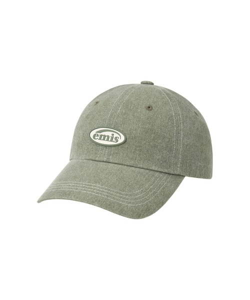 emis キャップ 帽子 レディース MINI RUBBER PATCH PIGMENT BALL CAP