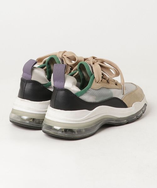 「+diana」 ローカットスニーカー 21.5cm ベージュ レディース_画像2