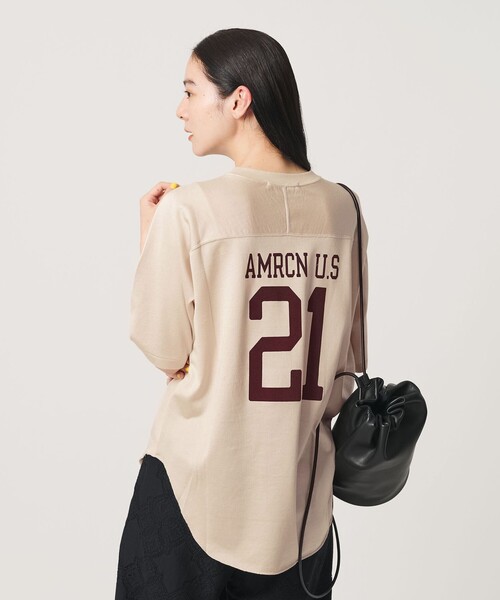 AMERICANA（アメリカーナ） tシャツ 半袖 「Americana」フットボール T