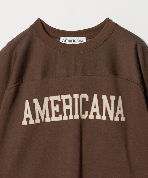 AMERICANA（アメリカーナ） tシャツ 半袖 「Americana」フットボール T